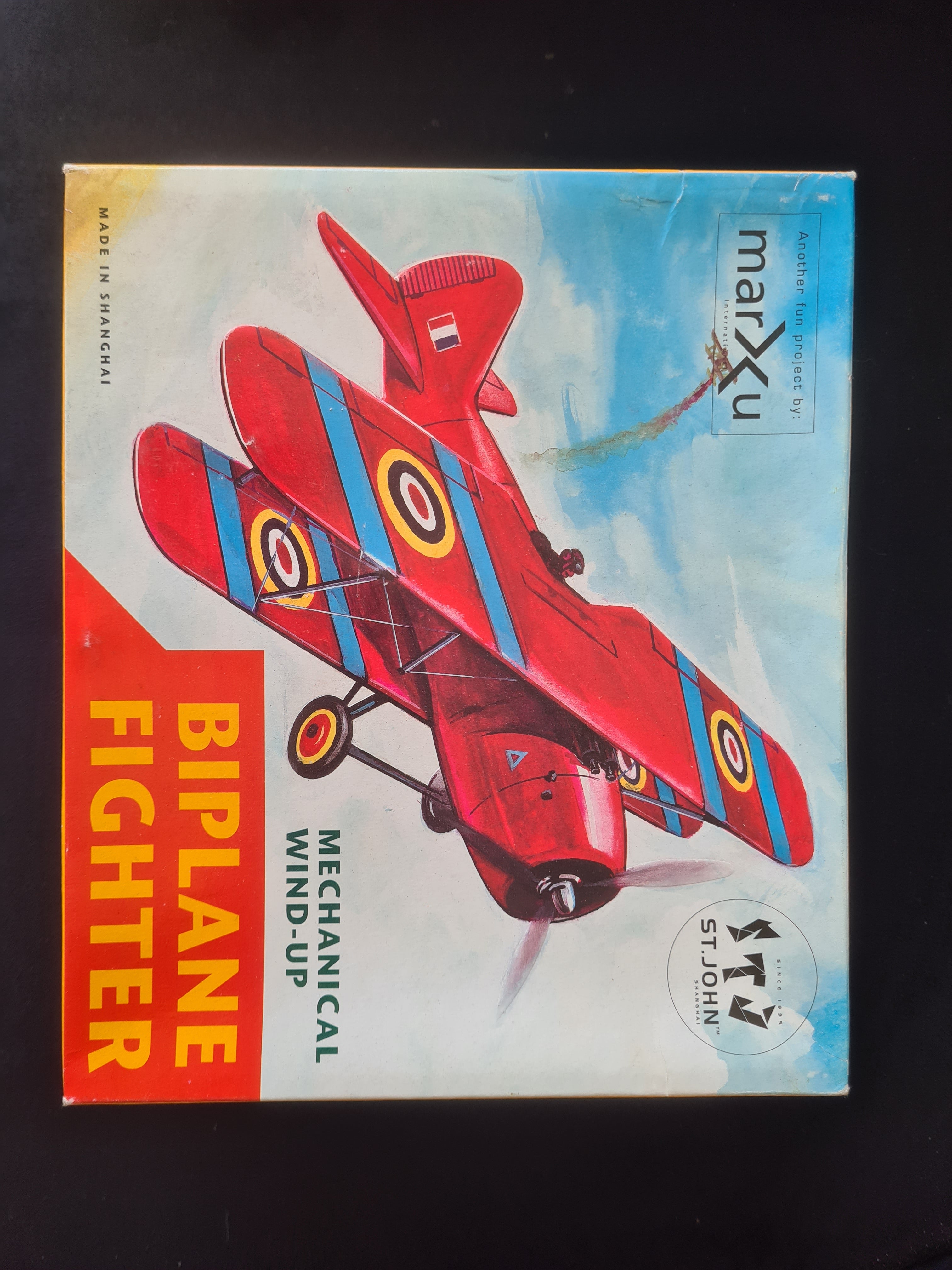 Marxu,Mechanical Wind Up Biplane Fighter