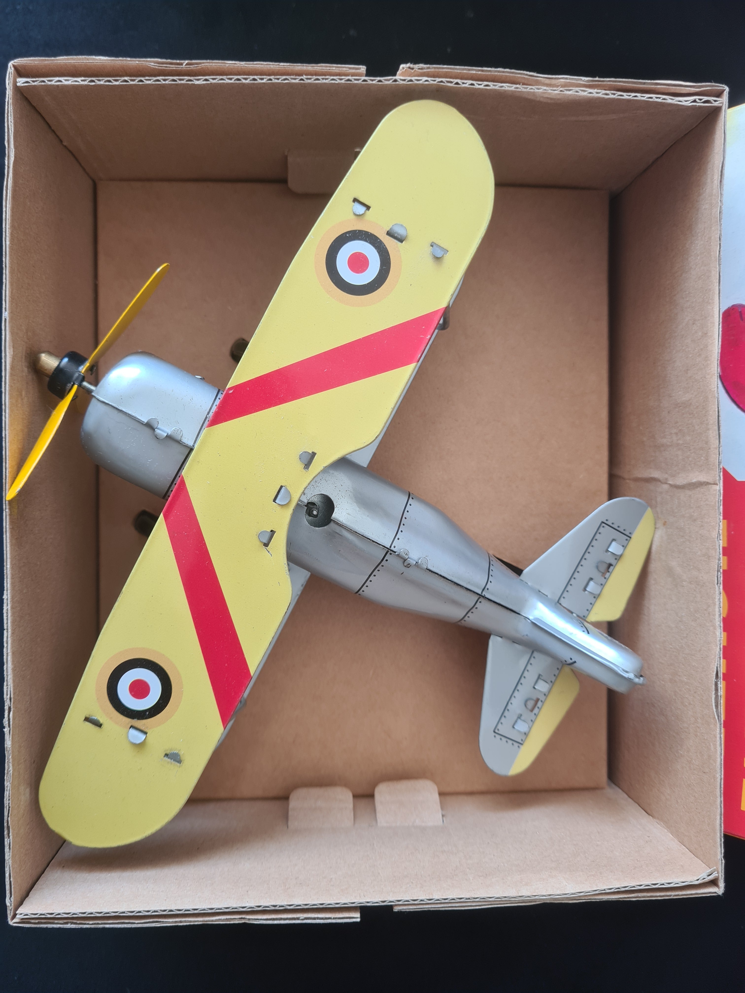 Marxu,Mechanical Wind Up Biplane Fighter